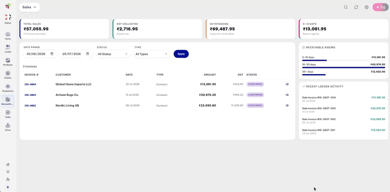 Accounts & Finance module video preview